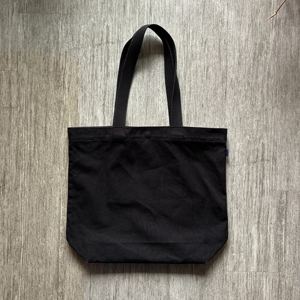 BAGGU Vintage Original Black Canvas Duck Tote Bag